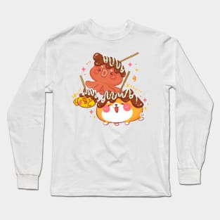 Yummy Cute Takoyaki Long Sleeve T-Shirt